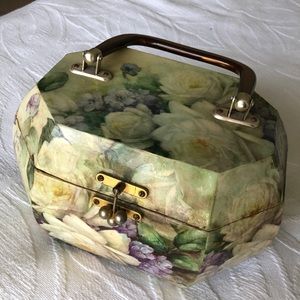 Antique Hard Body Box Purse